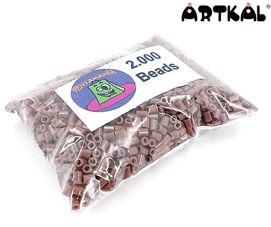Pack 2.000 Artkal Beads 2,6mm marrón oscuro Mini