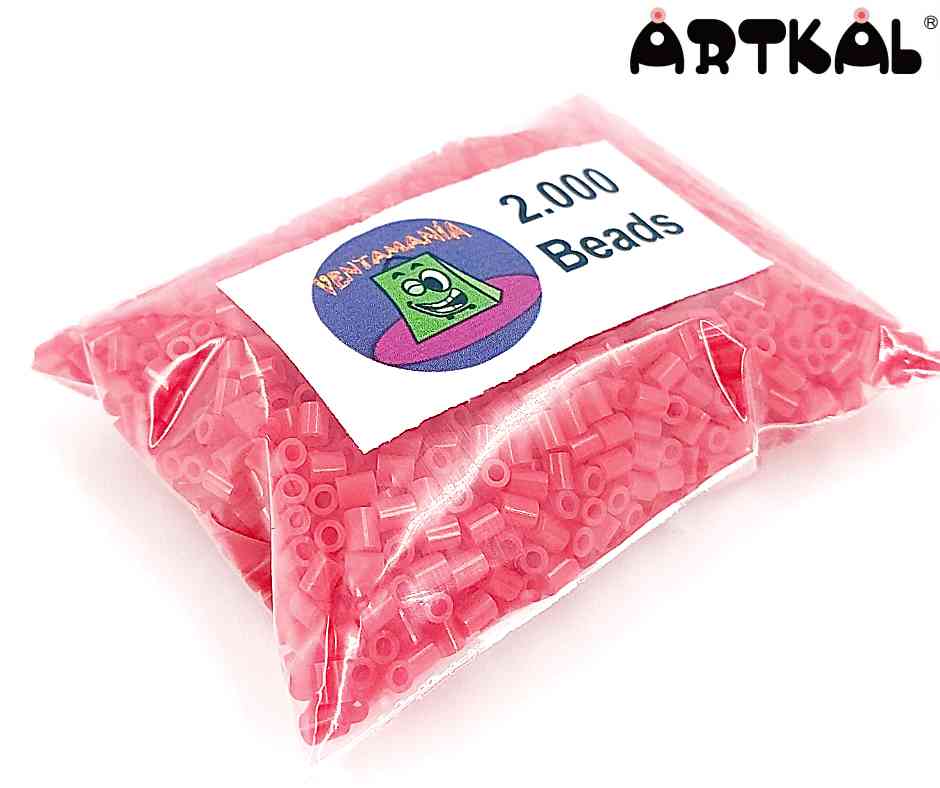 Pack 2.000 Artkal Beads 2,6mm rojo Mini