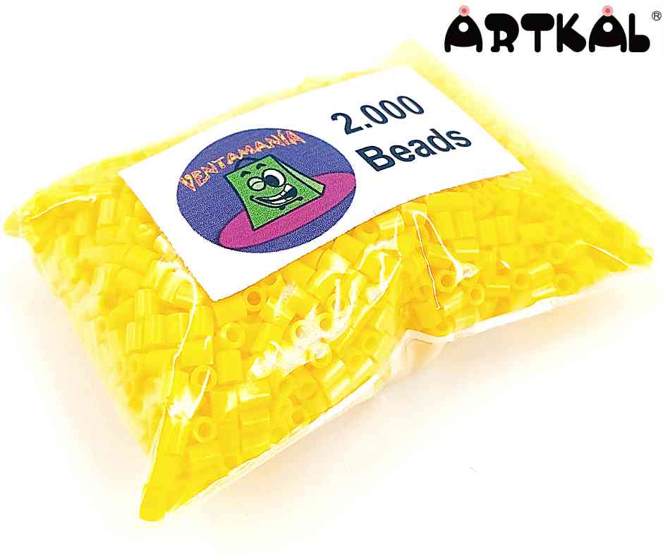 Pack 2.000 Artkal Beads 2,6mm amarillo Mini