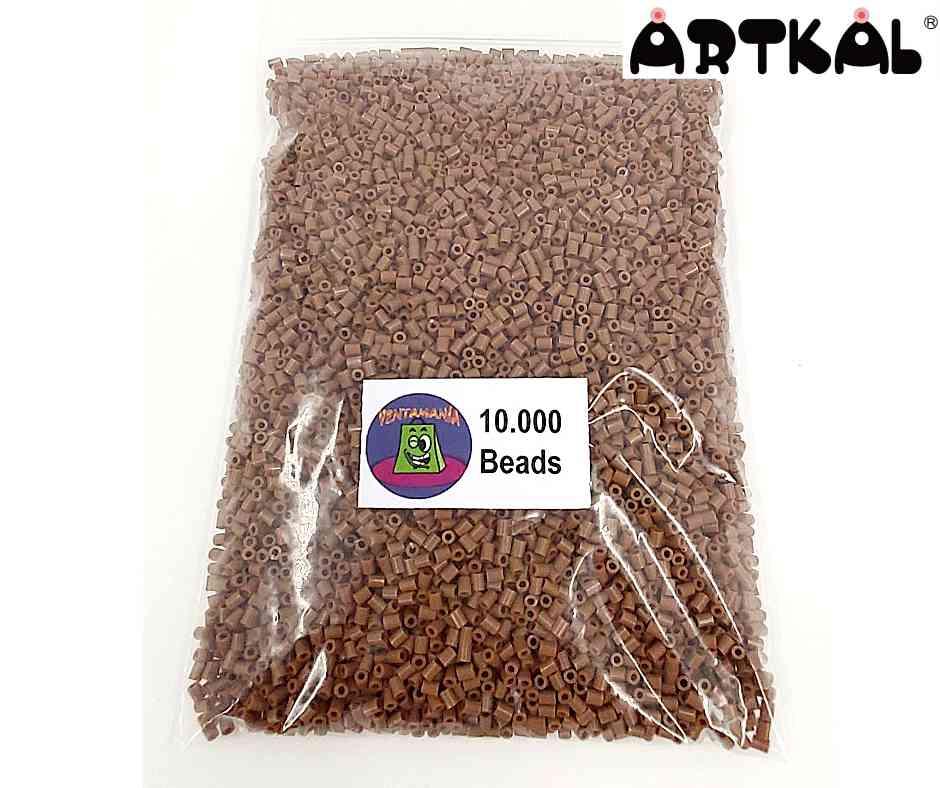 Pack 10.000 Artkal Beads 2,6mm  marrón claro Mini