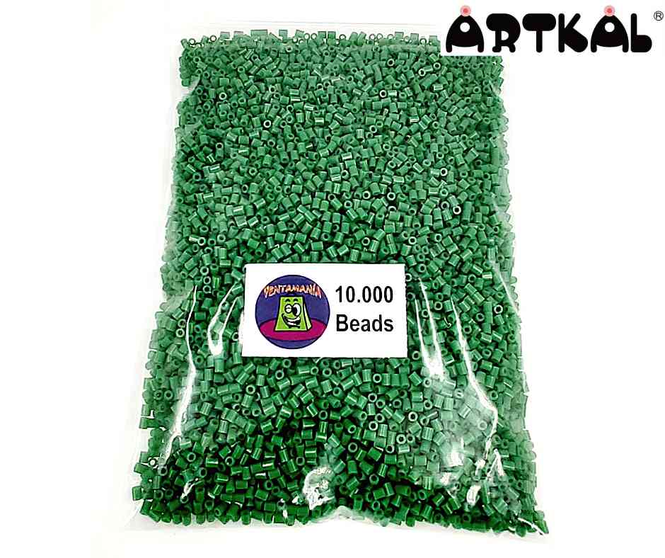 Pack 10.000 Artkal Beads 2,6mm verde oscuro Mini