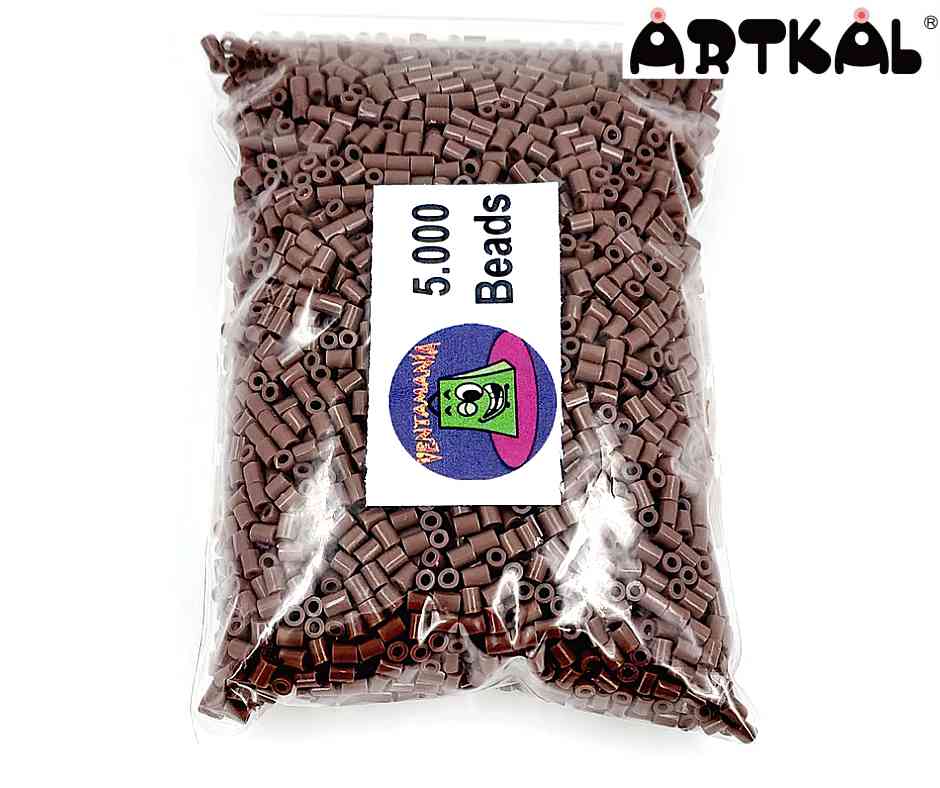 Pack 5.000  Artkal Beads 2,6mm marrón oscuro Mini